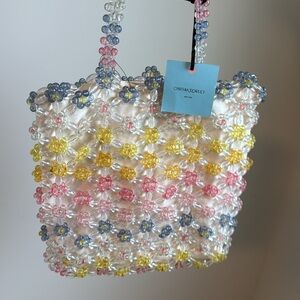 Flower Power Beaded Bag